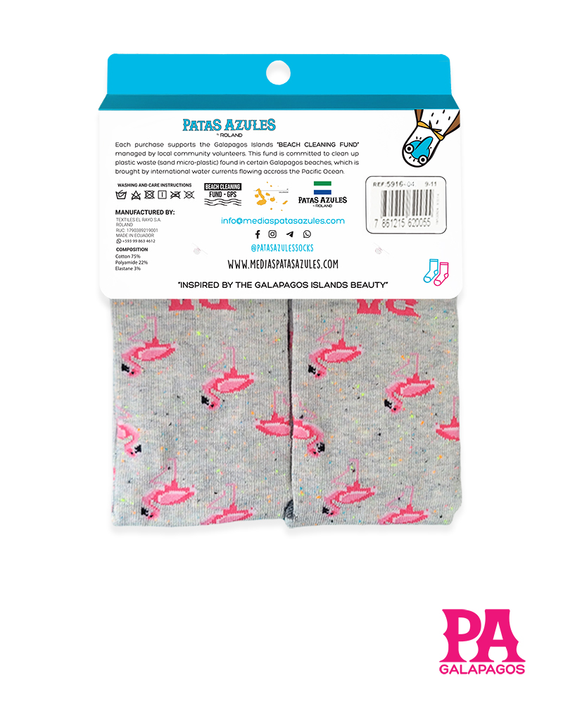 Flamingos Fondo Blanco Con Puntos - Image 3