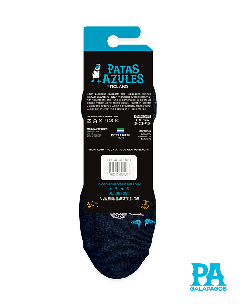Patitas Azules Repetidas Azul Marino - Image 3