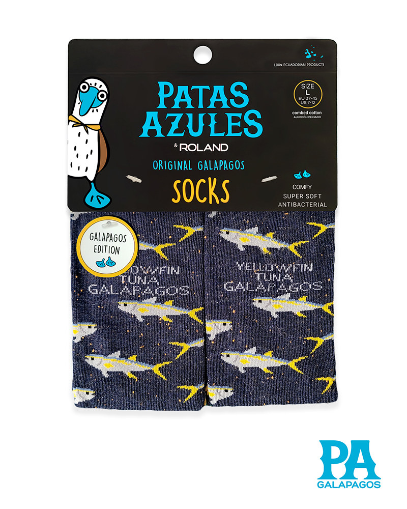 Pez Atún Fondo Azul Oscuro - Image 2