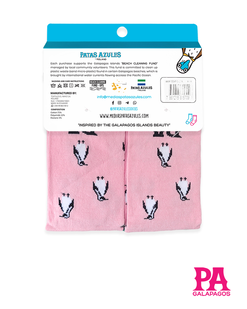 Pingüinos Fondo Rosado Con Brillo - Image 3