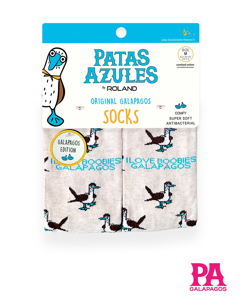 Piqueros Patas Azules Fondo Crema - Image 2