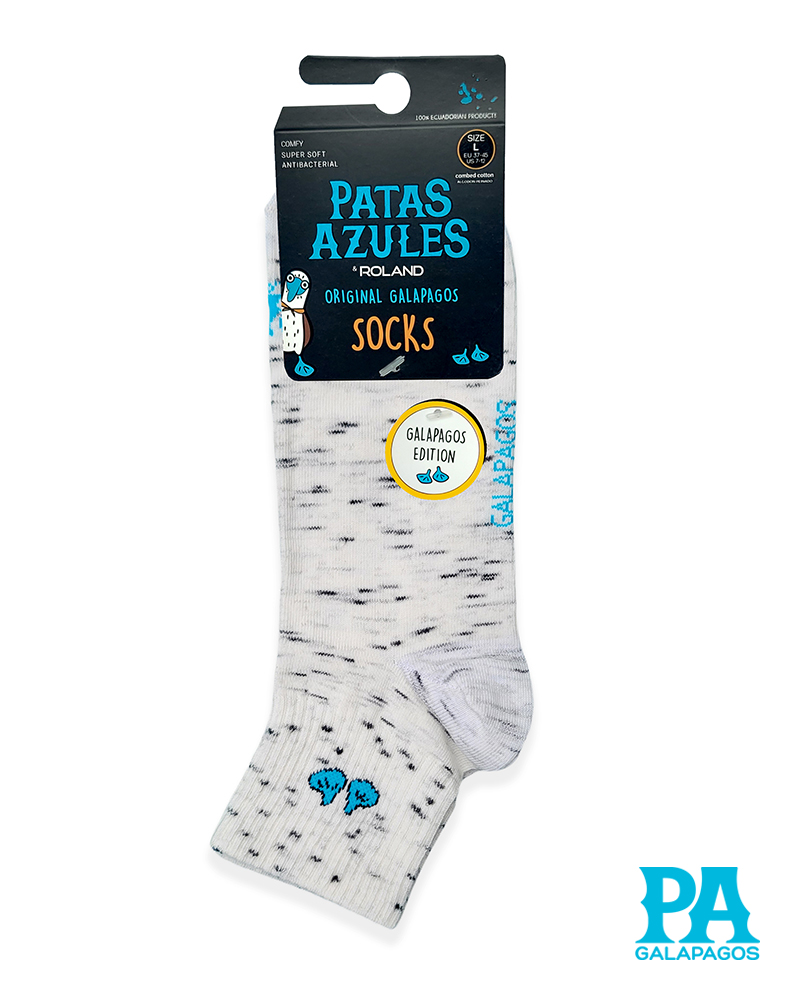 Patitas Azules Blanco Rayas Negras - Image 2