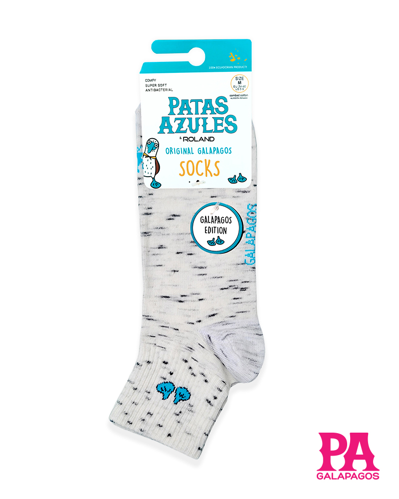 Patitas Azules Blanco Con Rayas Negras - Image 2
