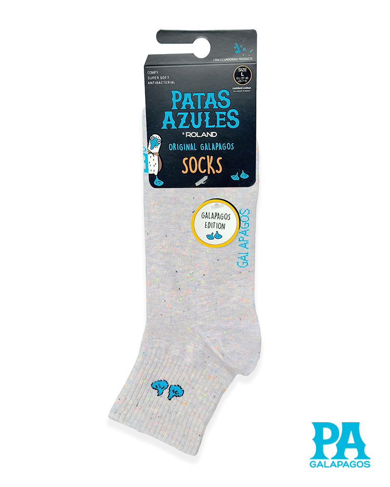 Patitas Azules Gris Jaspeado - Image 2
