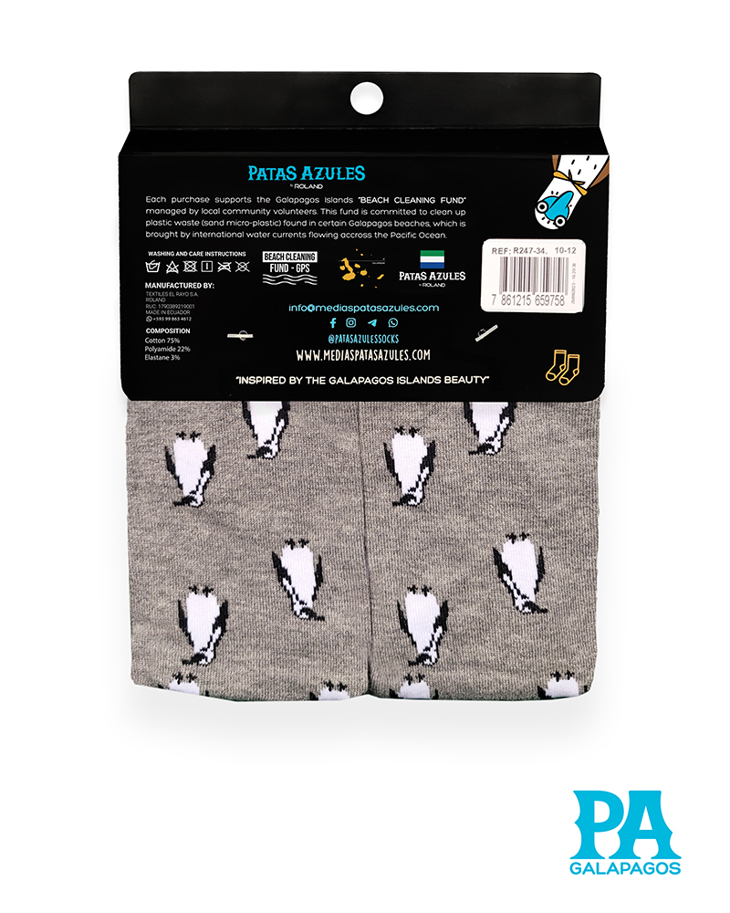 Pinguinos fondo gris - Image 3