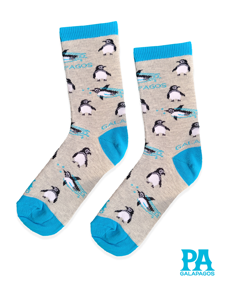 PINGÜINO FONDO GRIS CLARO