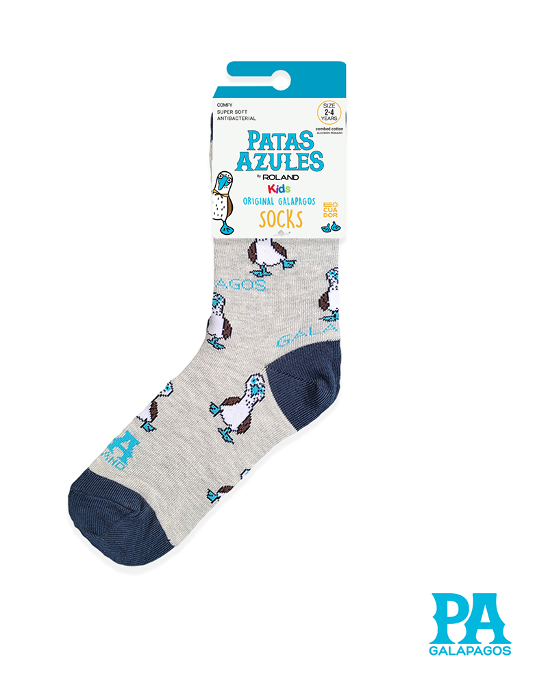PIQUEROS PATAS AZULES FONDO GRIS - Image 2