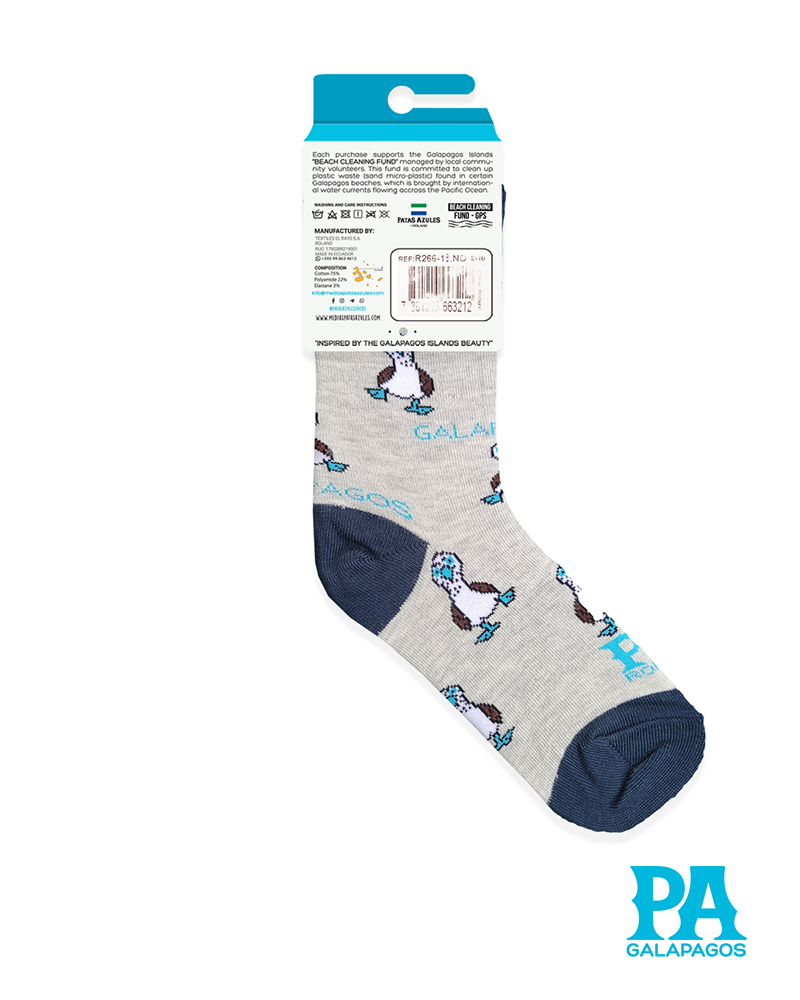 PIQUEROS PATAS AZULES FONDO GRIS - Image 3