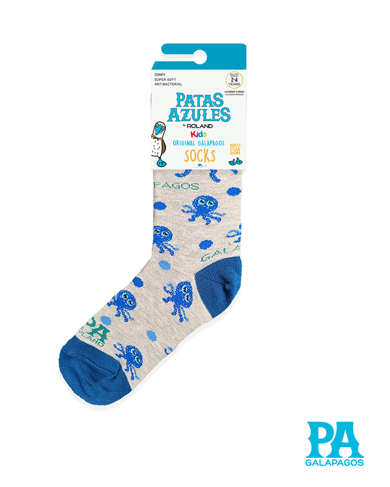 PULPOS AZUL FONDO GRIS - Image 2
