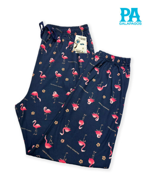 FLAMINGOS FONDO AZUL